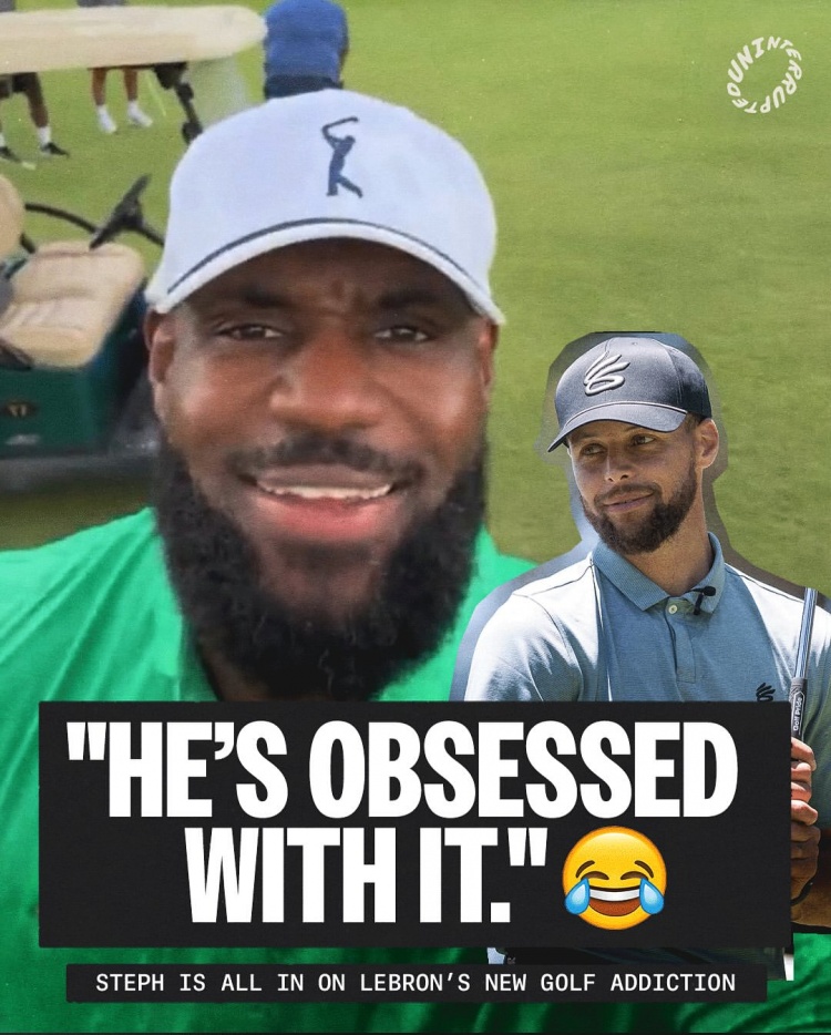 库里：詹姆斯已经痴迷于高尔夫 我可以指导他的挥杆动作🏌🏾